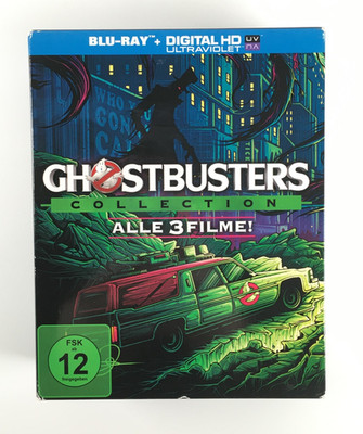GHOSTBUSTERS | Collection | Steelbook-Edition | Blu-ray | 3 Filme | Popart