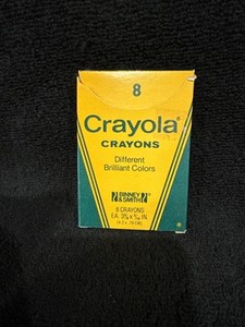 Vintage Brilliant Colors Crayola Crayons Binney & Smith Box 8 count