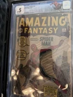 Amazing Fantasy #15 CGC 0.5 1962 NO LABEL NOTES 1st app. Spider-Man