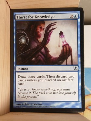 Thirst for Knowledge Duel Decks: Elspeth vs. Tezzeret Regular