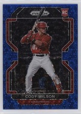 2022 Panini Prizm Blue Donut Circle Prizm 118/199 Cody Wilson #94 0q3