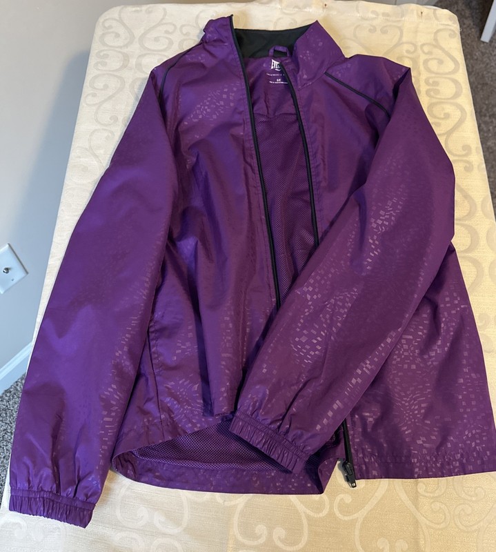  Girls EVERLAST fitness jacket SZ YOUTH S/C running track gym sports windbreaker