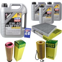 Inspektionspaket 8L Liqui Moly Top Tec 4100 5W-40 FüR Mercedes E-Klasse T-Model