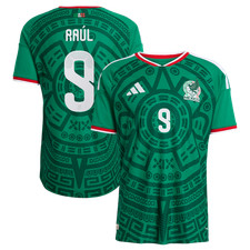 Mexico National Team Raúl Jiménez #9 adidas Green 2026 On-Field Authentic Jersey