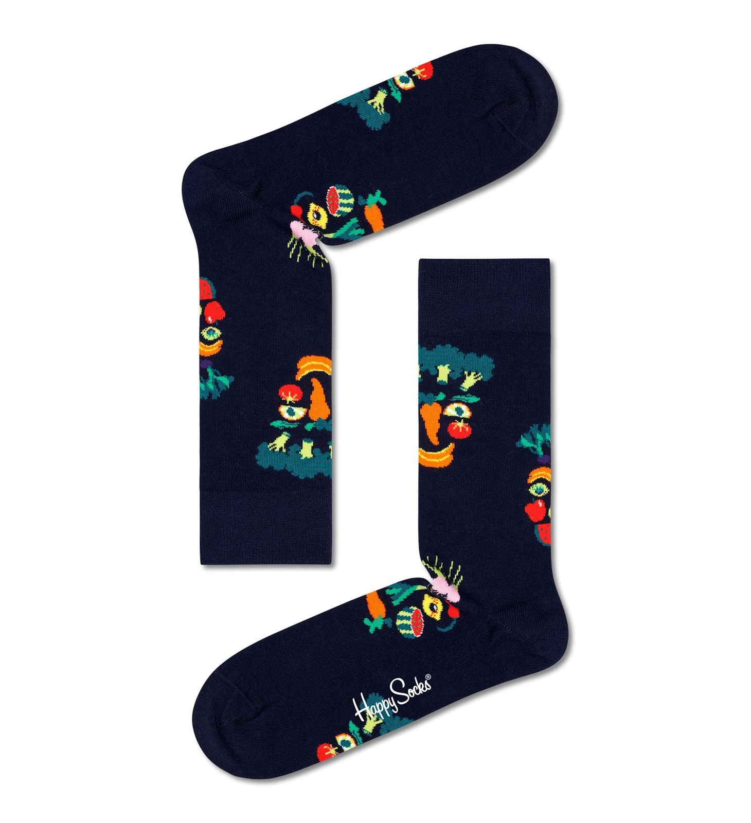 Happy Socks Crew Sock UK 7-11 Healthy Glow 6500