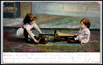 Postcard Dear Little Friend I Am Very Much Pleased With Your Card   S71