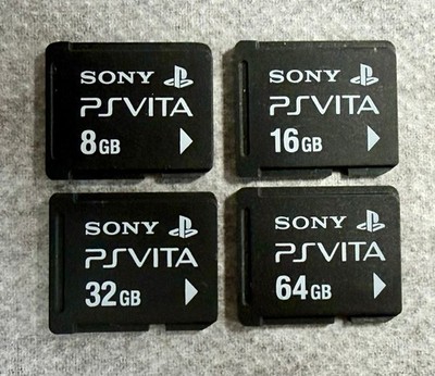 Sony PS Vita Memory Card 8GB 16GB 32GB 64GB Official & Genuine Japan Used