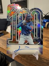 2025 Leaf Metal Baseball Jefferson Rojas Top 100 Prospect RC Auto #/5 🔥📈