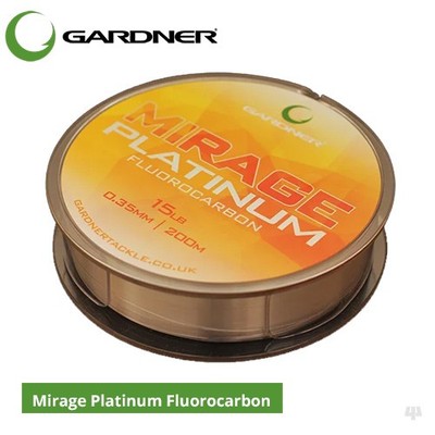 Gardner Tackle Mirage Platinum Fluorocarbon Mainline - Carp Pike Coarse Fishing