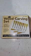 Vintage Harbor Freight 11 Pc Wood Carving Set. Item 04855
