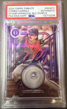 2024 Topps Tribute Signed Corbin Carrol /50 Auto PATCH PSA Stamp/Approval RLC