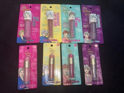 Neu The Golden Girls Schimmer Lipgloss 8er Set schwer zu finden - Bild 1 von 4