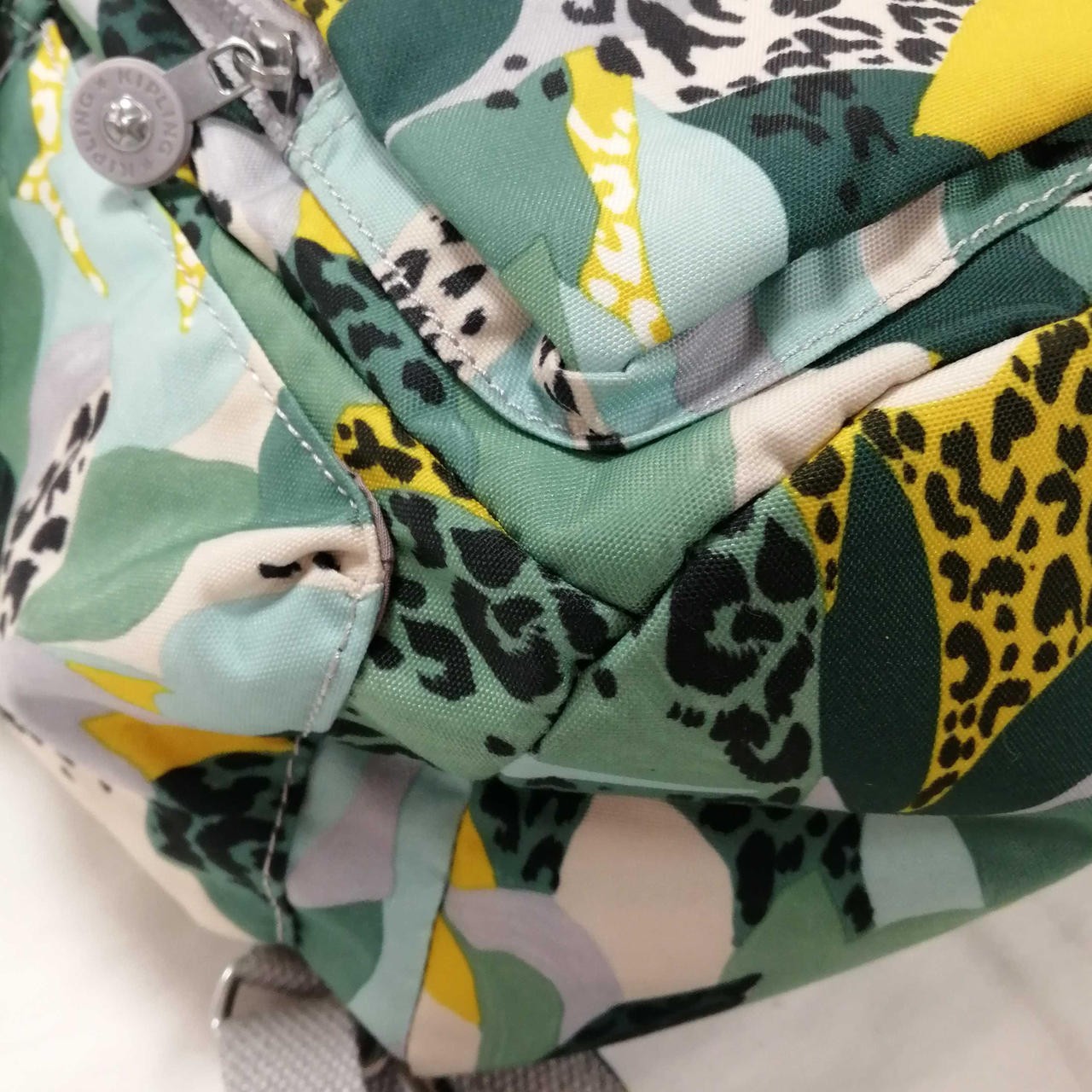 All Over Pattern Backpack Kipling Model Green x Y… - image 3
