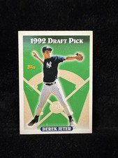 1993 Topps Derek Jeter #98 1992 Draft Pick Base Set New York Yankees Card
