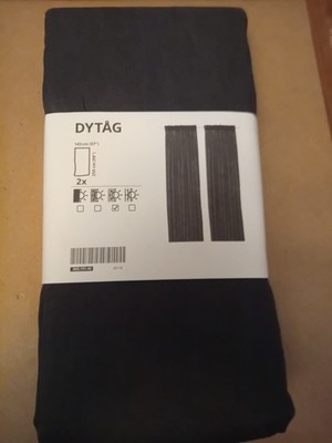 IKEA UK Version Dytag dunkelgrau Leinen Vorhänge 145 cm x 250 cm, 805.191.40