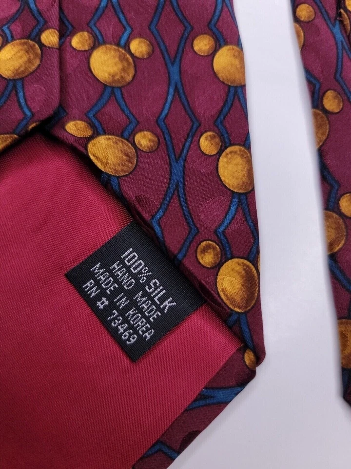 Corbata formal para hombre The Disney Store 58"Lx4"W púrpura/marrón Foto 3 de 4