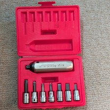Snap-on Pit 120 38 Drive Impact Driver Set In Case Usa Vintage Snap-on Pit 120 38 Drive Impact Driver Set In Case Usa Vintage