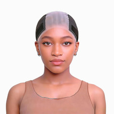 Lace Wig Grip Cap 4X5 Transparent Reusable Adjustable Non-Slip Cap for Women