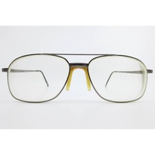 Stetson 178 Zyloware Aviator Eyeglass Frames Gunmetal Grey 57-16-140 Mens