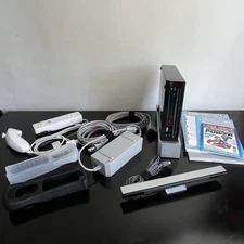 Nintendo Wii RVL-101 Black Console Bundle - Firmware Is 4.3U - FULLY GUARANTEED!
