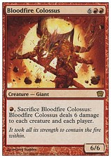 Bloodfire Colossus - Medium Play MTG 9th Edition