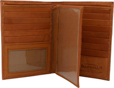 MARSHAL RFID Blocking Bifold Hipster Multi Credit Card ID Holder Wallet Premium