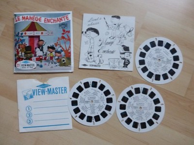 VIEW MASTER - LE MANEGE VERZAUBERT - POLUX - 21 ANSICHTEN - RELIEFFOTOS