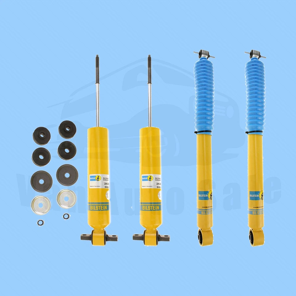 Bilstein B6 4600 Amortiguadores de elevación delanteros y traseros de 1" para 92-`99 GMC C1500 Suburban Kit 4 Foto 2 de 4