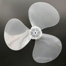 Lama del ventilatore in plastica,2 pezzi 3 foglie Sostituzione della lama del ventilatore in plastica, Sostituzione universale della ventola del piedistallo del piedistallo della famiglia, per l