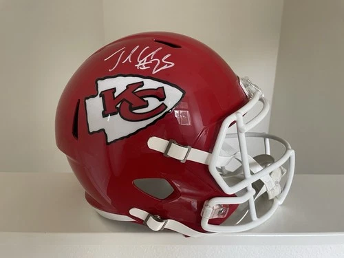 Kansas City Chiefs Jamaal Charles Signed Full Size Speed Replica Helmet BAS