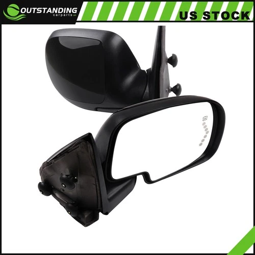 Side View Mirrors Power Heated Turn Signal LH+RH pair Door For 2003-07 GMC Chevy