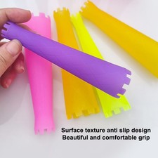 6Pcs Hair Perm Rods Cold Wave Rods Plastic Perming Rods Hair Curling Rollers