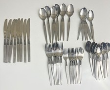 Towle PRINCESS Stainless Forks Spoons Knives Holland  Supreme Cutlery 47 pc