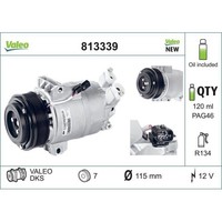 Kompressor Klimaanlage Valeo 813339 Valeo Origins - New O.E. Technologie FüR