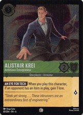 Lorcana TCG Alistair Krei - Ambitious Entrepreneur 87/204 Azurite Sea Cold Foil-