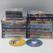 The Sims PC Lot Sims 2 Game CD ROM Expansion Packs Sim City Sims 4 Untested
