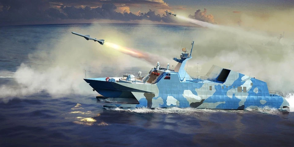 PLA Navy Type 22 Missile Boat, 1/144 - Trumpeter 00108 - Photo 1/1