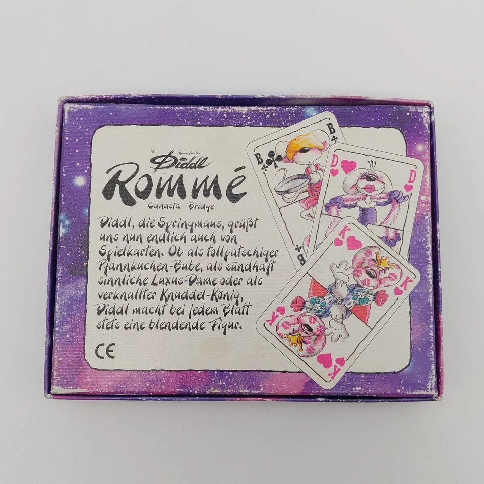 Diddl Rommé Canasta Bridge Kartenspiel - 90er Jahre - OVP ✅ - Bild 4 von 4