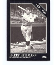 1991 Conlon The Sporting News Harry Heilmann #52