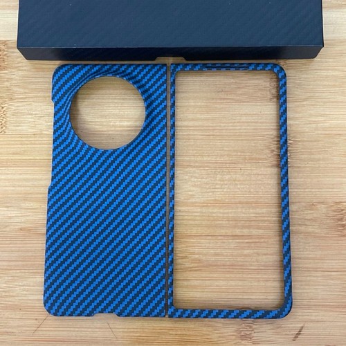 Luxury Fibre PU Leather Hybrid Back Case and Side Frame Cover For HONOR Magic V5 - Picture 15 of 22
