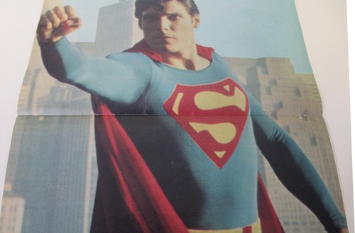 Póster SUPERMAN Años 70 Español Vintage En muy buen estado 37 x 26,5 cm (14,5" x 10,5") DC 2 - Imagen 5 de 8