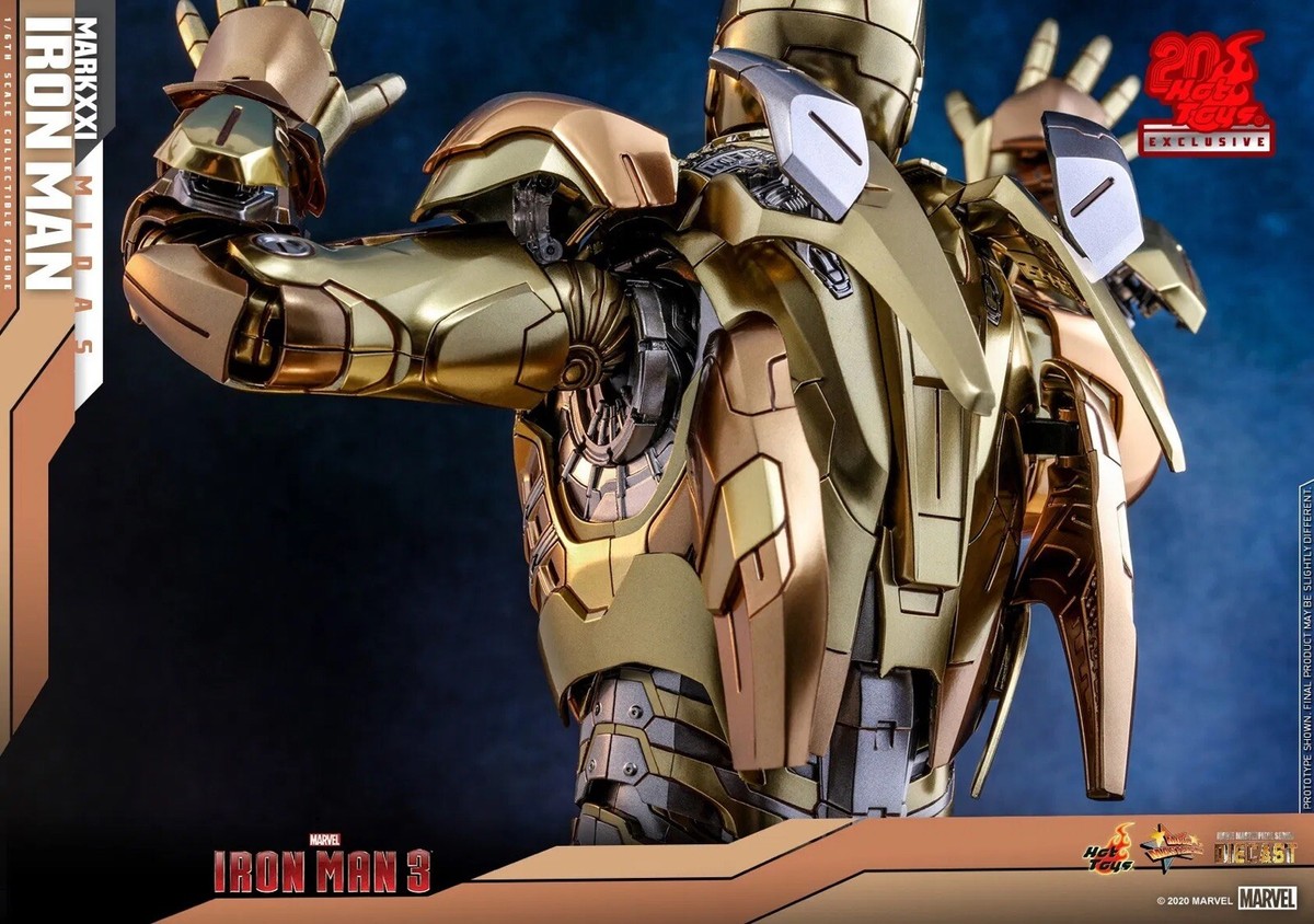 MMS586D36 ホットトイズ 1/6 アイアンマン・マーク21 ミダス ムービー・マスターピース DIECAST】『アイアンマン3