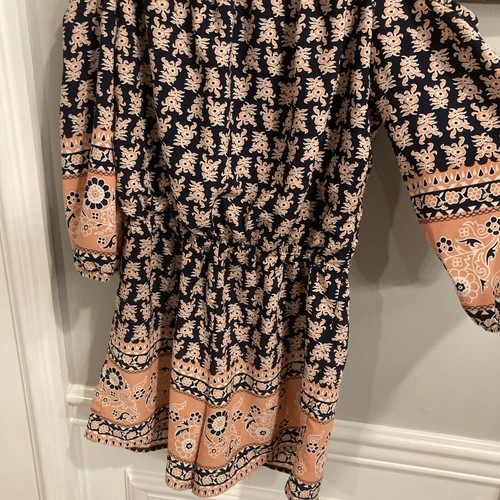 My Michelle Girl Size L Lined Cold Shoulder Romper W Elastic Waist Teen, Tweens - Picture 5 of 11