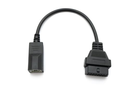 Obd Cable 30 cm Obd 2 Socket for Honda 3pin in Black for Car Diagnosis