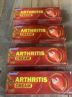 4 X Sumifun Arthritis Cream Rheumatoid Arthritis Joint Knee Pain Relief
