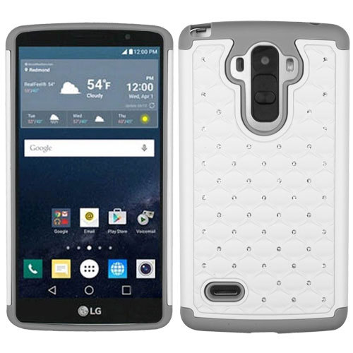 Funda protectora de doble capa con punto híbrido para LG G Stylo LS770 Vista 2 H740 - Imagen 2 de 24