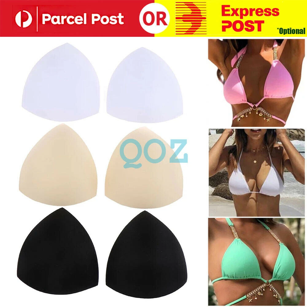 PER PAIR) Bra Pads / Inserts / Padding / Foam for Bikini, Swimwear