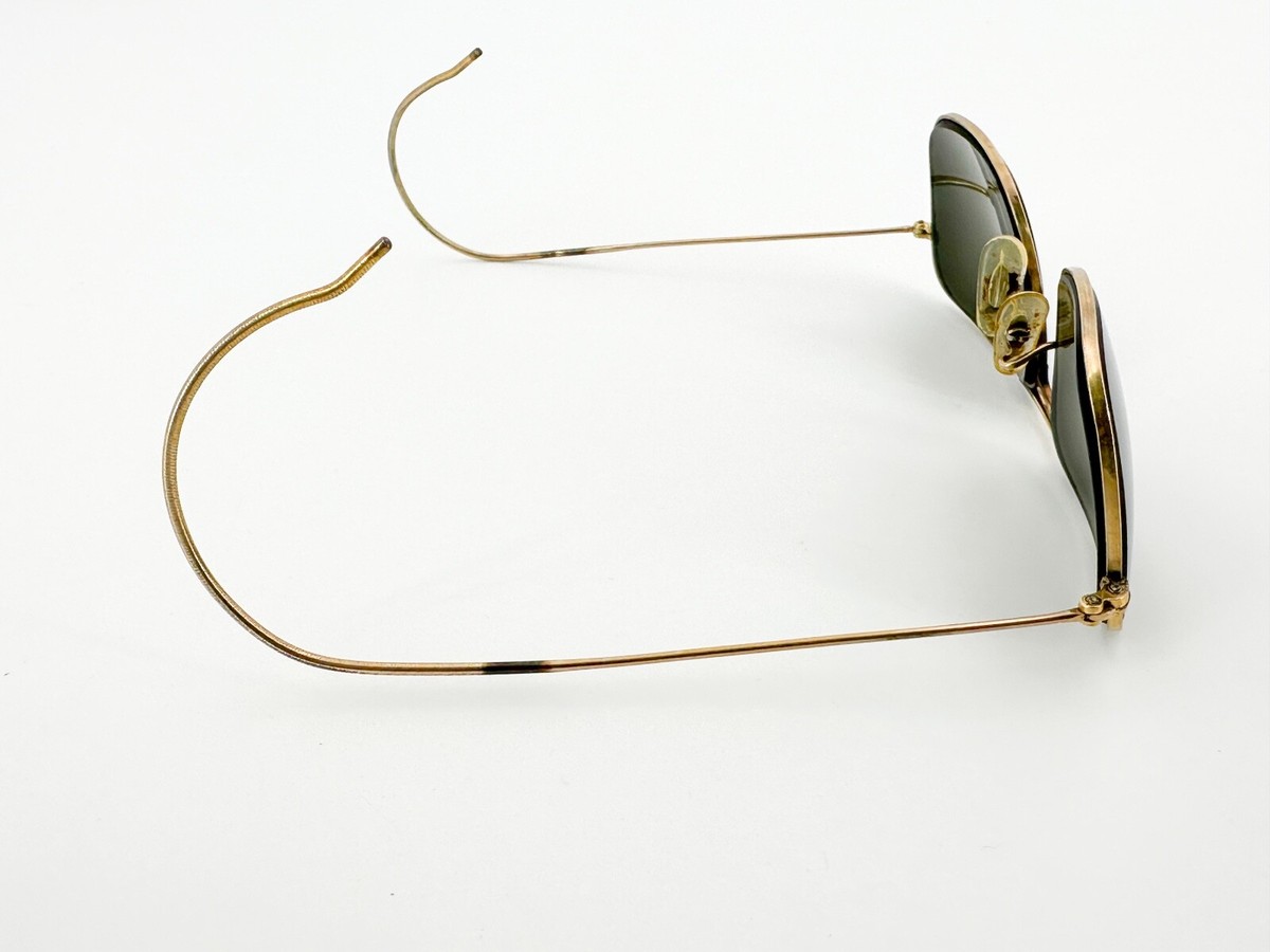 Vintage B&L Ray Ban 1/30 10K GO Aviator Sunglasses FRAMES Vintage B&L Ray Ban 1/30 10K GO Aviator Sunglasses FRAMES