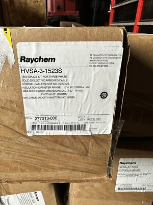 Raychem TE HVSA-3-1523S SPICE IN-line for 3c Armor Cable 500-750KCMIL