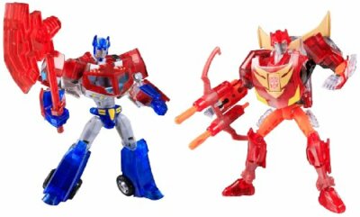Transformers Animated TA Optimus Prime & Rodimus Figure